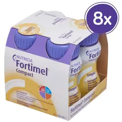 Fortimel Compact  2.4 Trinknahrung Banane 8X4X125 ml Flüssigkeit