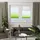 K-HOME Plissee Farbverlauf Sunrise 65 x 130 cm Grün/Weiß