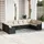 vidaXL Garten-Lounge-Set 10-tlg. schwarz