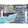 Lashuma rechteckiges Dekotablett 38x27 cm, Melamintablett mit Griffen blau Motiv: Meer