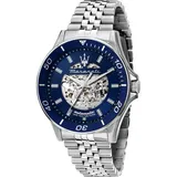Maserati Herrenuhr Edelstahl silber Herren