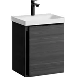 Planetmöbel Unterschrank mit Waschbecken 50 cm Anthrazit