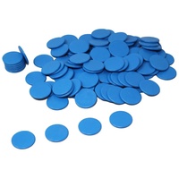 Wissner Spielchips blau (100 Stück) aus RE-Plastic® | Zählchips