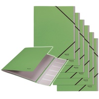 Leitz Recycle Ordnungsmappe A4, 6er Pack, Projektmappe mit 6