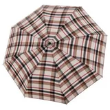 Doppler Regenschirm Carbonsteel Duomatic Magic Karo Beige