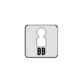 BKS Einsteckschloss BB/WC Silber 0215
