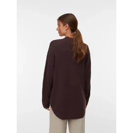 Vero Moda VMPLAZA LS HIGHNECK LONG PULLOVER GA BOO Braun S