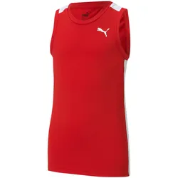 PUMA Cross The Line Trainings Tanktop 2.0 Kinder PUMA red/PUMA white 152