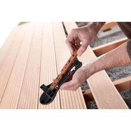 WOLFCRAFT Verbinder-Set Terrassendielen „Verdecktes Verschrauben“,