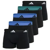 adidas Active Flex Cotton Boxershorts Schwarz/Blau/Grün XXL 5er Pack