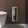 EMCO Asis Module 150 Toilettenbürstengarnitur-Modul 49,5 x 16,8 cm Schwarz Glas