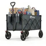 Sekey Bollerwagen Faltbar 120L 100KG Grau