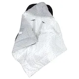 TupTam Baby Winter Einschlagdecke für Babyschale Wattiert Minky Baumwolle Universal, Farbe: Sternbild/Weiß/Grau, Größe: Einheitsgröße
