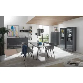 Mäusbacher Standvitrine Imola 61 x 42 x 179 cm Grau