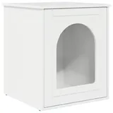 vidaXL Katzenhaus 53 x 52 x 62 cm Weiß