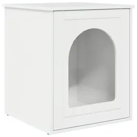 vidaXL Katzenhaus 53 x 52 x 62 cm Weiß