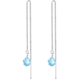 Elli Ohrhänger Glamour Hellblau 925 Sterling Silber onesize