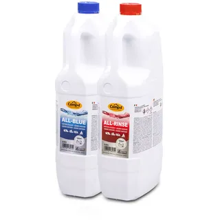 Camp4 Set Toilettenflüssigkeit für Chemietoiletten, Abwasser und Spülbehälter
