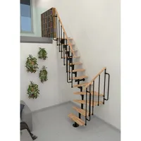 Minka Mittelholmtreppe Joker Turn 35 304 cm Holz/Metall/Stahl
