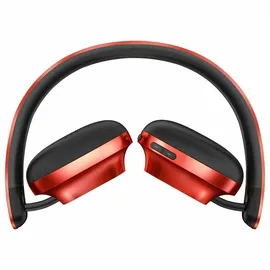 Baseus Encok D01 kabellos Kopfhörer Bluetooth Ohrhörer Over Ear Headset 360 Grad Mikrofon Faltbar 300 mAh Rot