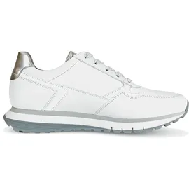 Gabor Sneaker Damen Weit Silber/Weiß 37