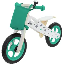 Laufrad für Kinder ab 2 Jahren 85x54 cm Grün aus Holz Joyz