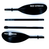 No Stress Fiberglas Hybrid Kajak Paddel 4-teilig