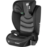 Tulano Joy 20 Kindersitz ab 3 jahre | Sitzerhöhung für Kinder 100–150 cm | Autositz 15–36 kg mit Gurtbefestigung | Höhenverstellbare Kopfstütze | Abnehmbarer rückenlehne | Schwarz-Grau