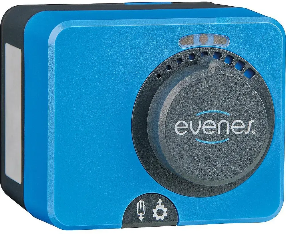 Stellmotor EVENES MM24.5.120 mit Anbausatz AMM1, 5 Nm bei 60 bis 120 s/90° und 24 V, 0-10
