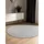 benuta Teppich Ron, rund, Höhe: 5 mm, 100% Baumwollteppich, Minimalistisch, Pflegeleicht, Wohnzimmerteppich beige|schwarz rund | Ø 240 cm x 5 mm