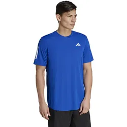 adidas Tennis-Tshirt Club 3-Streifen royalblau Herren