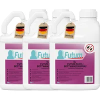 FUTUM 3x5L Bettwanzenspray / Flohspray, bekämpft Insekten, Eier, Larven ohne Biozide auf Wasserbasis, Sofortwirkung ohne Flecken