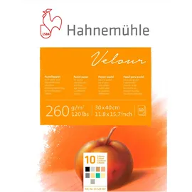Hahnemühle Papier Pastellpapier Velour, 24 x 32 cm, 260 g/m2