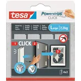 Tesa Klettverschluss, Selbstklebend, Mit Klebstoff Zum Aufkleben Von Bildern, 4 Paar, Größe L