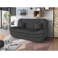 Mirjan24 Schlafsofa »Weronika«, mit Schlaffunktion und Bettkasten, Couch Kissen-Set mit Reißverschluss grau