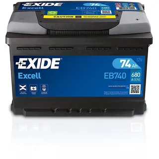 Exide Excell EB740 74Ah 12V