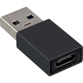InLine InLine® USB 3.2 Gen 1 OTG Hub, USB Typ-C zu 3 Port Typ-A und 2 Port Typ-C, mit 3A Netzteil, schwarz