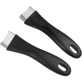 SHERCHPRY Edelstahlpfannengriff 2 Stück Abnehmbarer Topfgriff Ergonomisch Hitzebeständig Ersatzgriff Für Pfannen Komfortables Kochutensilien Zubehör