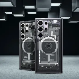 SPIGEN Samsung Galaxy S24 Ultra Ultra Hybrid OneTap Metal Ring grau