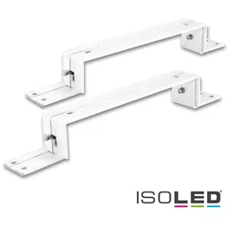 ISOLED Zubehör für LED Panel - Aufbau-Montagebügel, Aluminium, weiß, Panel 1200 (30 x 120cm) ISO-114702