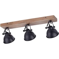 Decken Wand Lampe Schlaf Zimmer Spot Strahler Leuchte schwenkbar schwarz LeuchtenDirekt