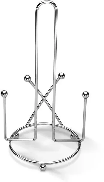 Justinus Küchenrollenhalter Life Style 14 cm Edelstahl Silber