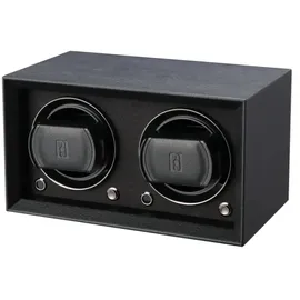 Paul Design - UHRENBEWEGER PETITE 2 - PU-leather black / für 2 Uhren, battery compartment