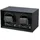 Paul Design - UHRENBEWEGER PETITE 2 - PU-leather black / für 2 Uhren, battery compartment