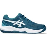 ASICS Kinder Tennisoutdoorschuhe GEL-DEDICATE 8 GS, Größe 33 in Weiß RESTFUL TEAL/WHITE