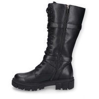 Dockers by Gerli Damen Schnürstiefel, Frauen Stiefeletten,uebergangsstiefel,schnürboots,langschaftstiefel,schnürung,schwarz,38 EU