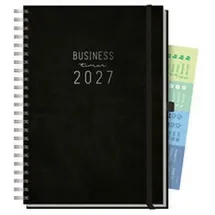 Häfft Business-Timer Maxi Schwarz A4 2027 - Schwarz
