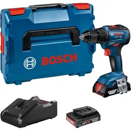 Bosch GSR 18V-55 Professional inkl. 2 x 2 Ah + L-Boxx 06019H5201