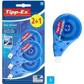 TIPP-EX Korrekturroller easy correct, 3 Stück, 4.2mm, x 12m, seitlich abrollbar