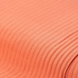 Rippjersey breit gerippt, lachs